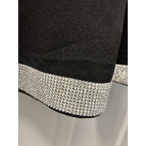 Speechless Black And Silver Rhinestone Party Dress NEW With Pockets! - Picture 4 of 8